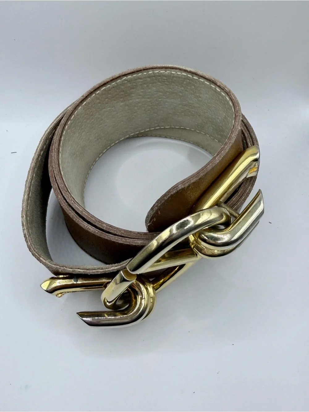 Authentic Christian Dior Vintage Wide Leather Waist Belt